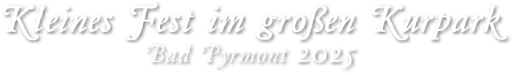 Logo Kleines Fest Bad Pyrmont 2025